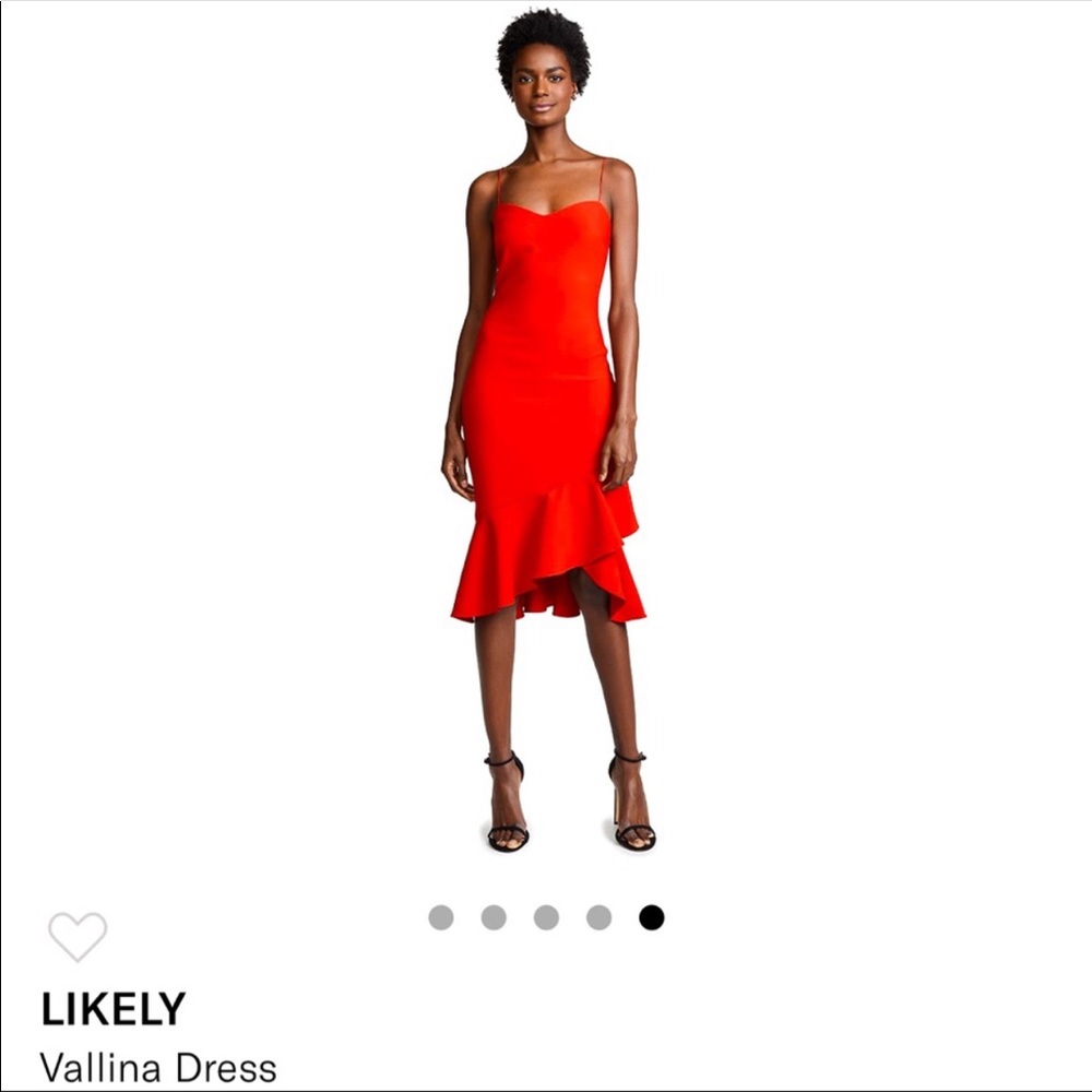 NWT red Likely Vallina dress